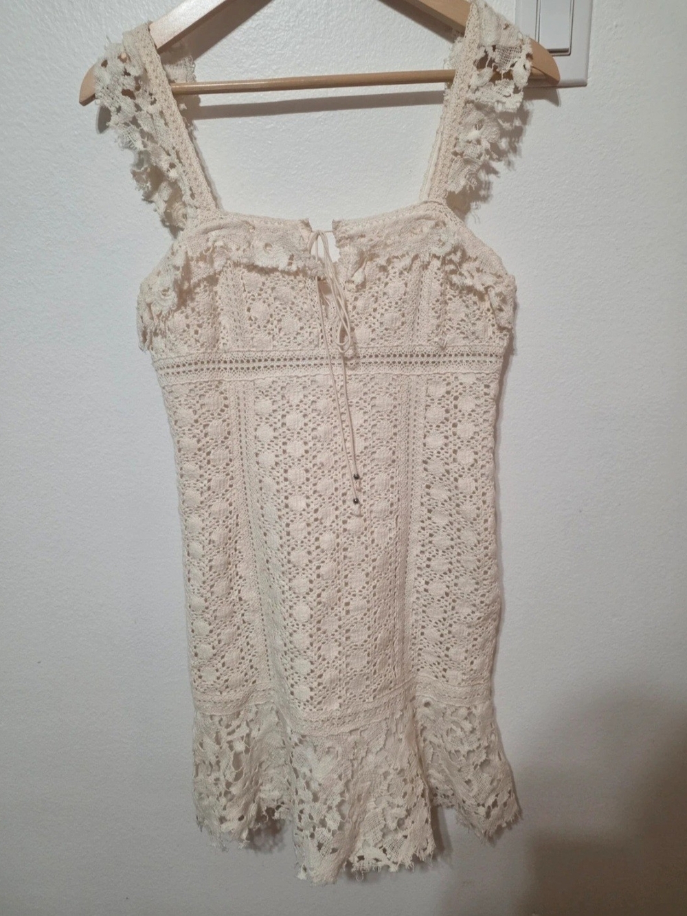 Free People Crotchet Mini Dress